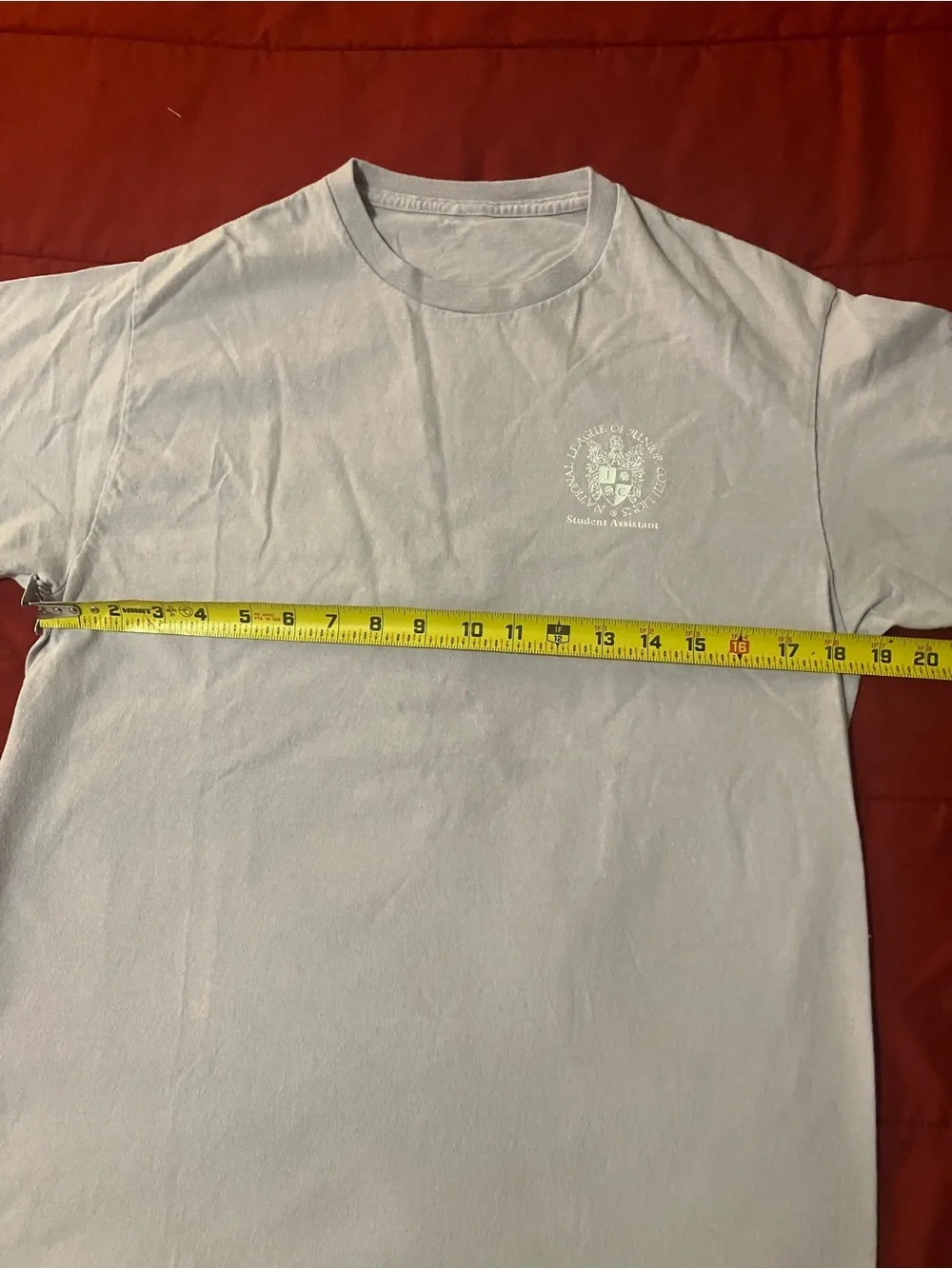 Classic Men's Lavender Crew Neck T-Shirt Size Large